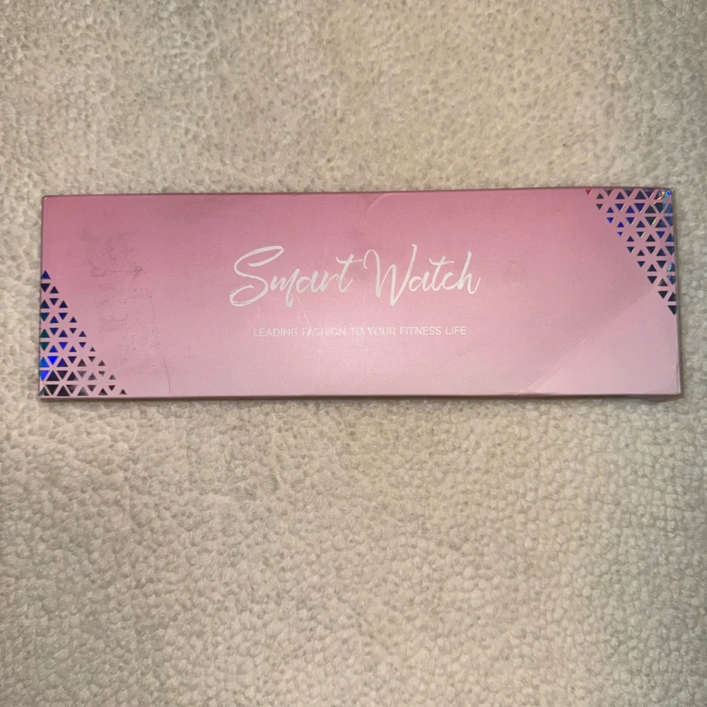 Smart Watch with Pink Bands, New